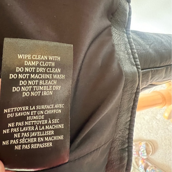 Blank NYC Black Faux Leather Jacket with Hood EUC - Picture 15 of 16